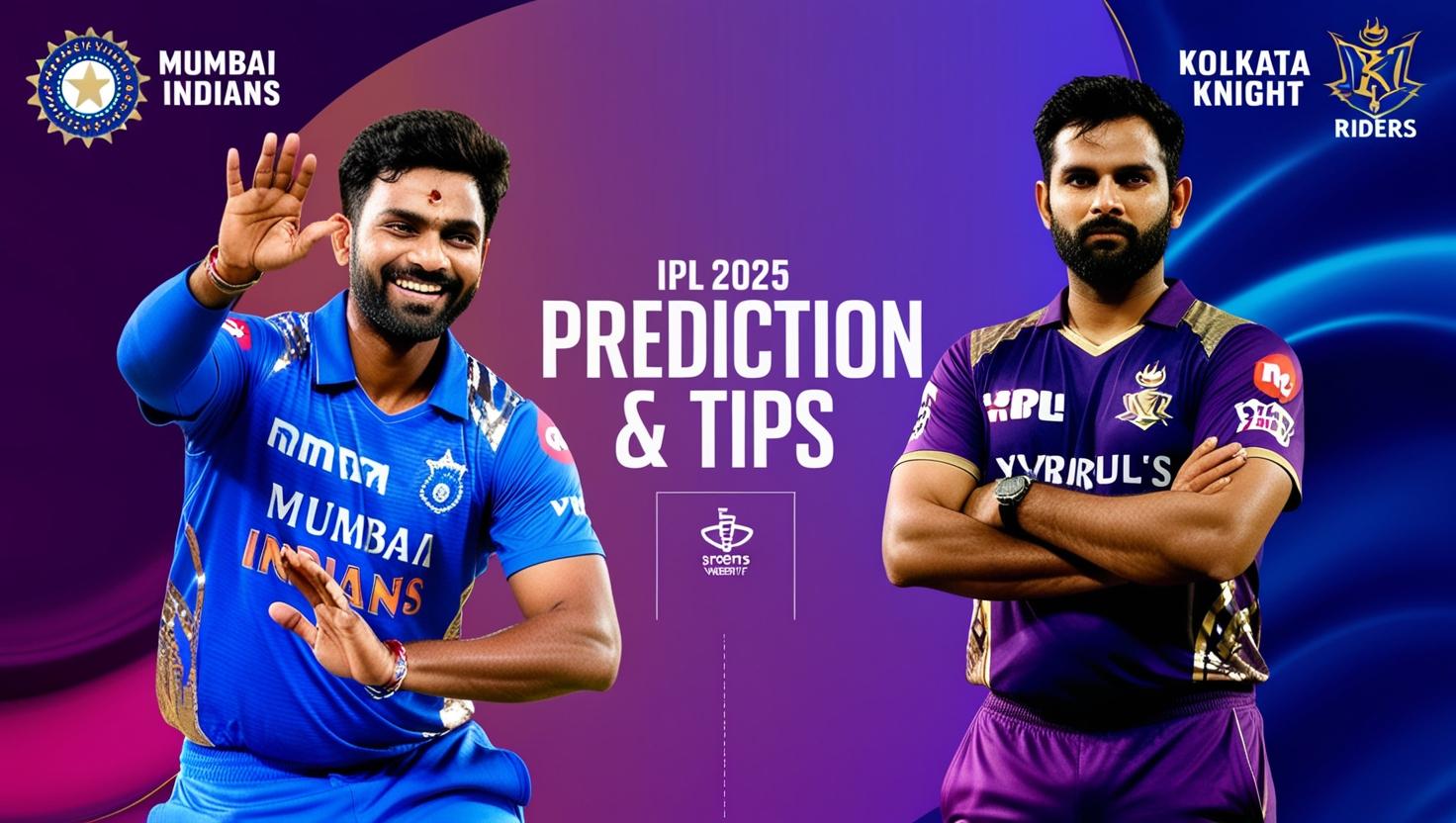 IPL 2025 MI vs KKR Live Score Today