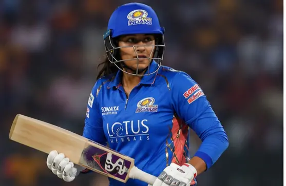 Yastika Bhatia training for the India Women's Cricket Team