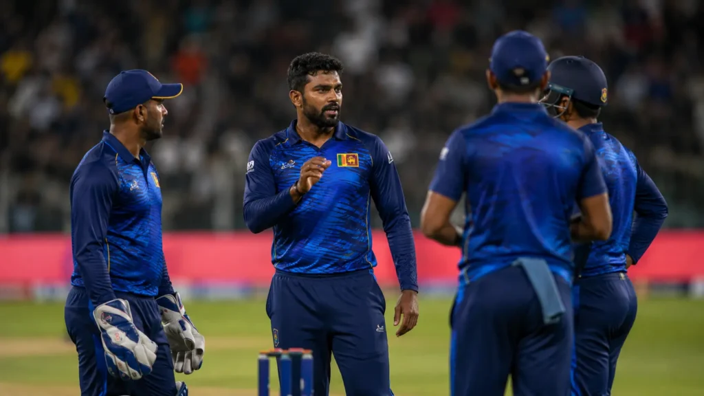 Charith Asalanka leading Sri Lanka during the England T20I series