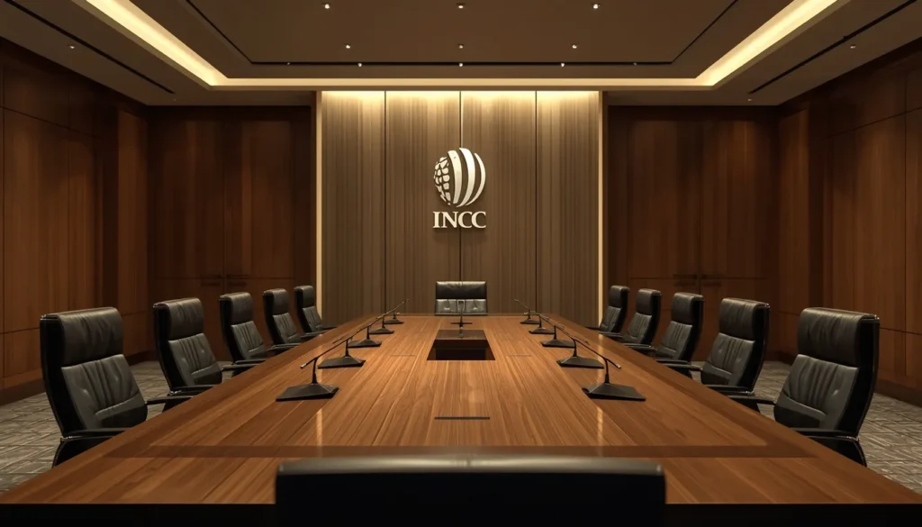 ICC executive board room during the official announcement of the new Tavengwa Mukuhlani ICC Deputy Chair appointment.
