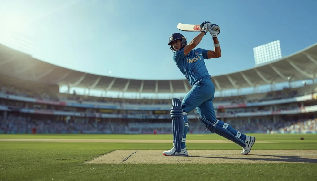 Varun Chakravarthy Asian Games squad: All-rounder Nitish Kumar Reddy playing a shot during an international match