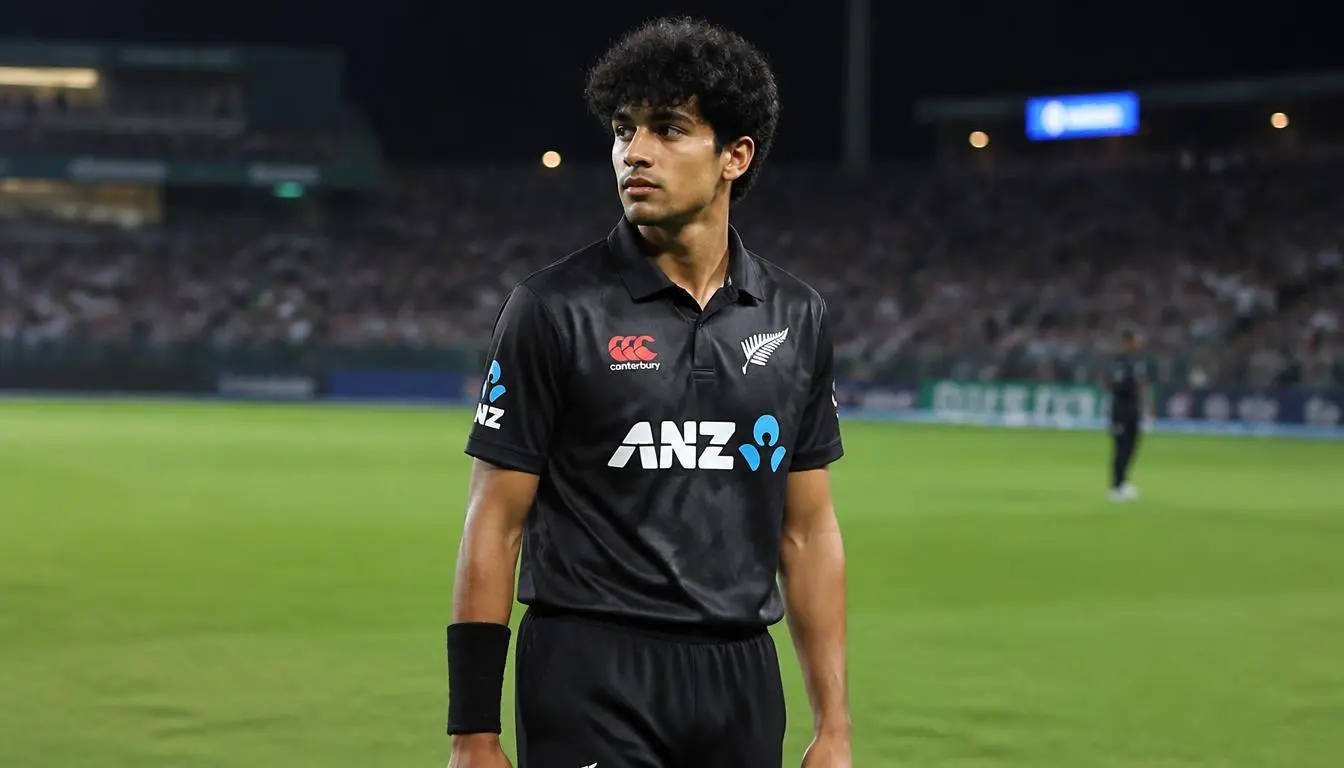 Rachin Ravindra walking off the field following injury impacting India T20I squad changes ahead of the series